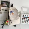 Schoolbag1011 Backpack Men's Simple Large Capacity Travel Backpack Leisure Japanese Junior High School High School Student School Bag