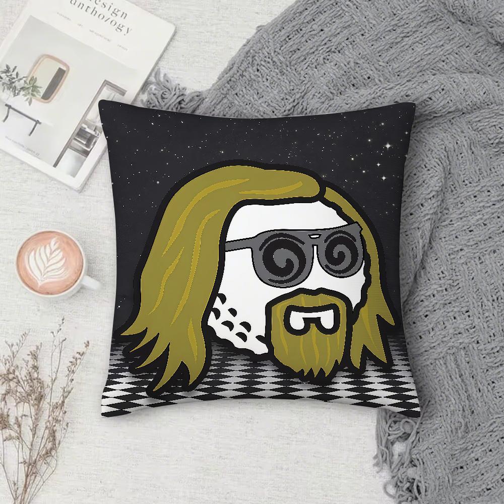 MMalbonES GGolfS Pillow Case Square DoubleSided Printing Sofa Cushion Cover Pillowcase Bedroom Bedside