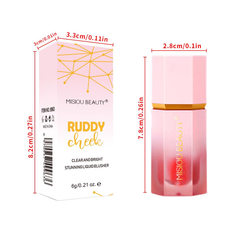 Rosy Puff Waterproof Contouring & Highlighting Blush Stick - Long-lasting, Non-fading, Natural Liquid Cream Formula