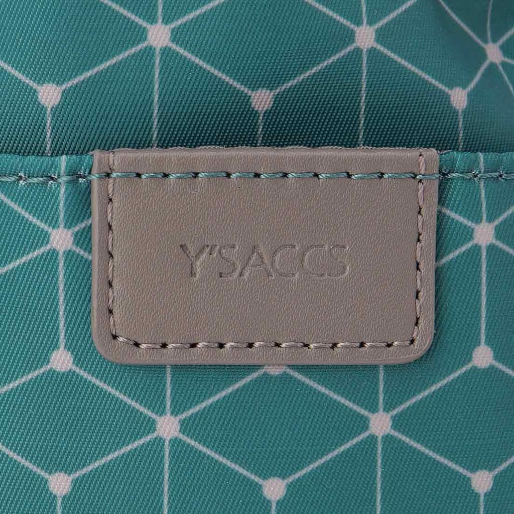 Isaac Cubic Zigzag and Point Dot 2-Way Tote & Shoulder Bag, Size S, Blue (60)