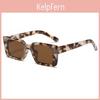 Sun Protection Square Sunglasses With Uv400 For Fashionable Outdoor Travel