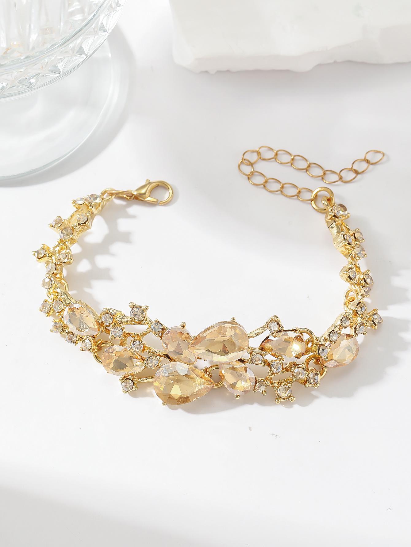 

Комплект свадебного головного убора и украшений высокого класса в европейском стиле: Ожерелье и серьги для свадьбы