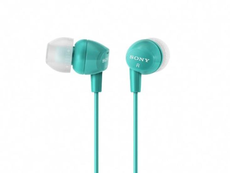 

Наушники SONY канальные бирюзовые MDR-EX10LP/L