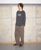 LMC Halftone Long Slv Tee Charcoal