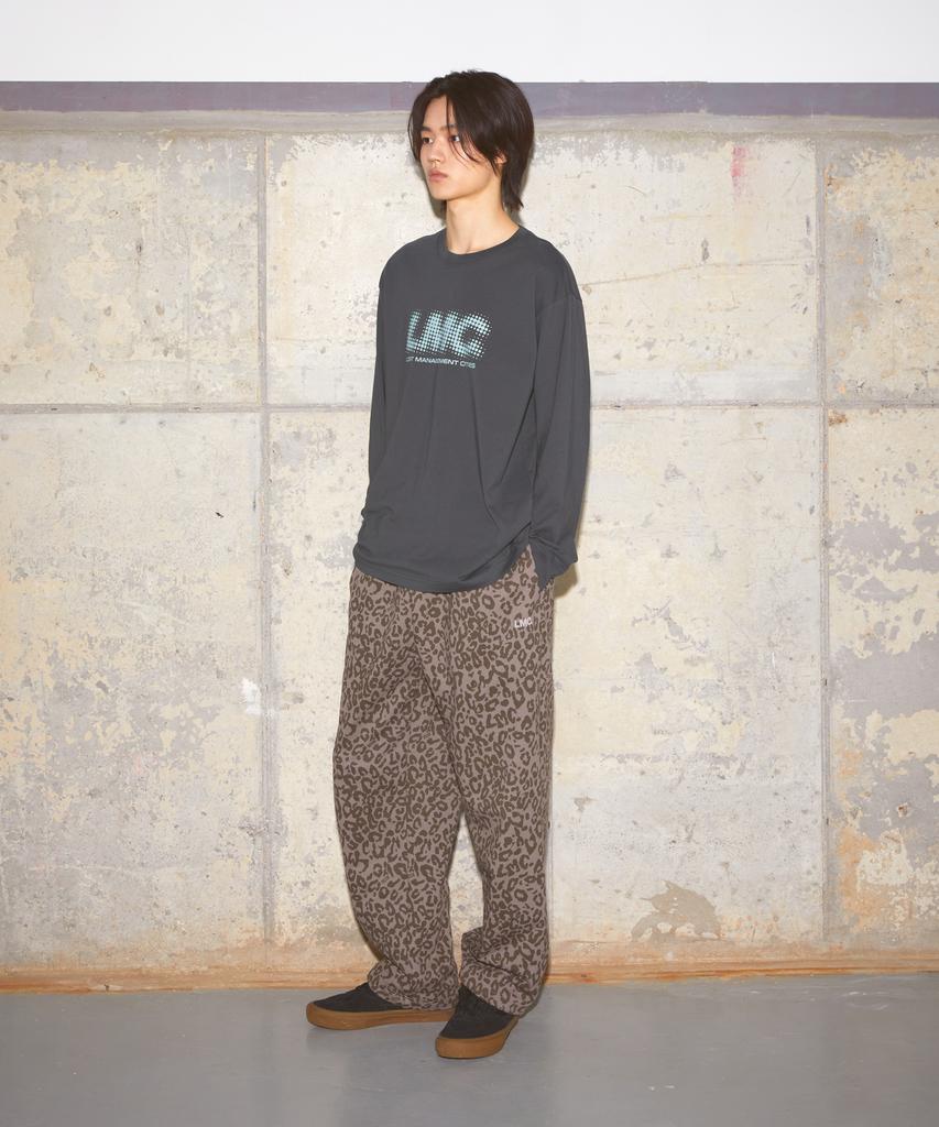 LMC Halftone Long Slv Tee Charcoal