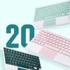 Klawiatura bezprzewodowa Bluetooth do Samsung Galaxy Tab S8 X700 X706 S7 11 cali etui S6 Lite 10.4 Tab A7 A8 skórzane etui z klapką