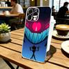 Hazbin H-Hotel V-Vox Handyhülle für iPhone 17 16 15 14 13 12 11 Mini Pro Max Plus Transparente Hülle