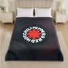 Red Hot Chili Peppers Print Flannel Blanket Cozy Lightweight Plush Throw Blanket For Bed Sofa Household Use