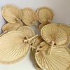 Lightweight Hand-woven Palm-Leaf Fan Anti-Mosquito Decorative Handheld Fans Cattail Fan  Photo Prop