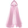 Creative Gift With Oversized Hood Halloween Hooded Cloak Lace-Up Vintage Overcoats Black Color Cosplay Costume