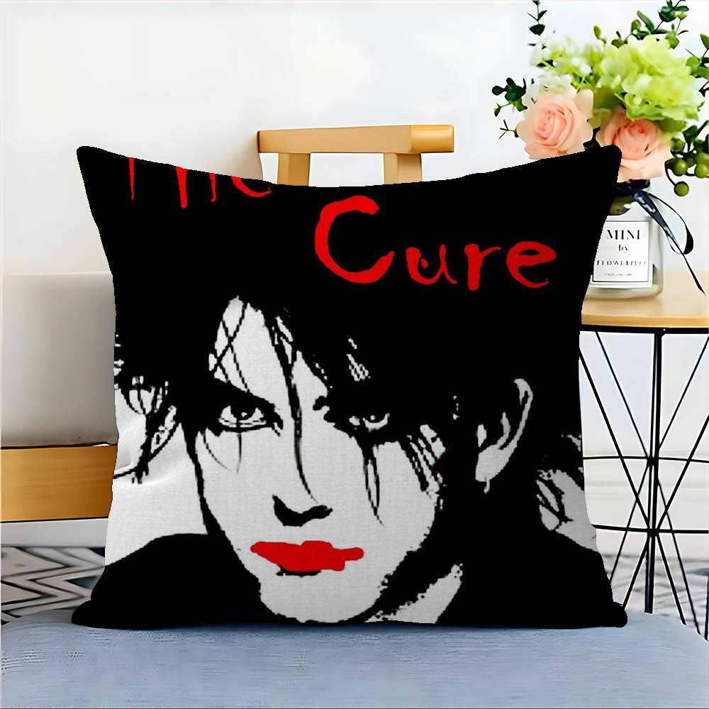 Band The C-Cure Personalized Pillow Cover Kids Bedroom Wild Party Decor Pillowcase Kid Birthday Shower Gift