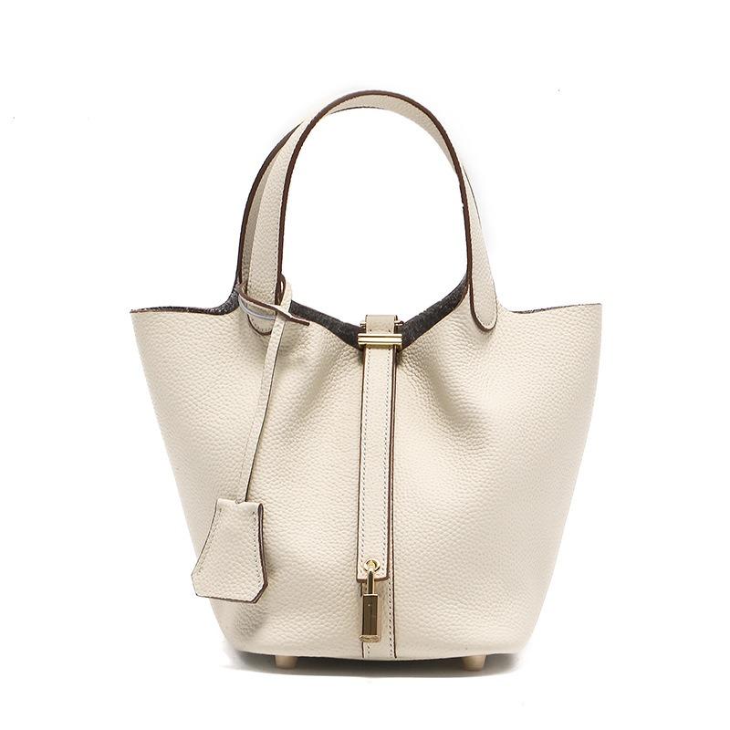 Сумка из коровьей кожи первого слоя женская новая из натуральной кожи женская сумка сумка-ведро сумка-овощная корзина ретро универсальная ручная сумка
