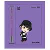 MONAMI TinyTAN BTS 153 ID 0.7mm Ballpoint Pen & 3 Notebooks Set