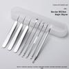 Stainless Steel Ultra-Sharp Blackhead & Acne Extractor Tweezers Set