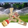G3 4in 25mm Male Thread Zinc Alloy Irrigation Garden Rocker Arm Sprinkler Nozzle Spray Head