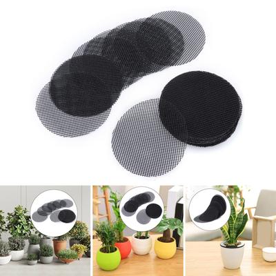 50Pcs Flower Pot Hole Mesh Pad Plant Pot Drainage Hole Screens Prevent Soil Loss Bonsai Pot Bottom Grid Mat Mesh