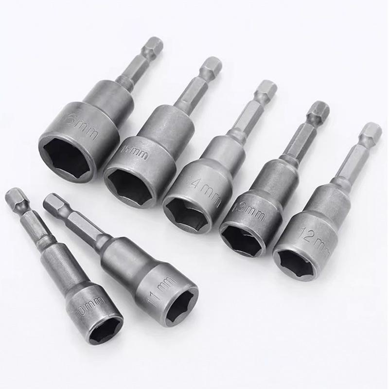 65mm Durable Magnetic Hex Socket Head for Impact Driver with Strong Magnetism