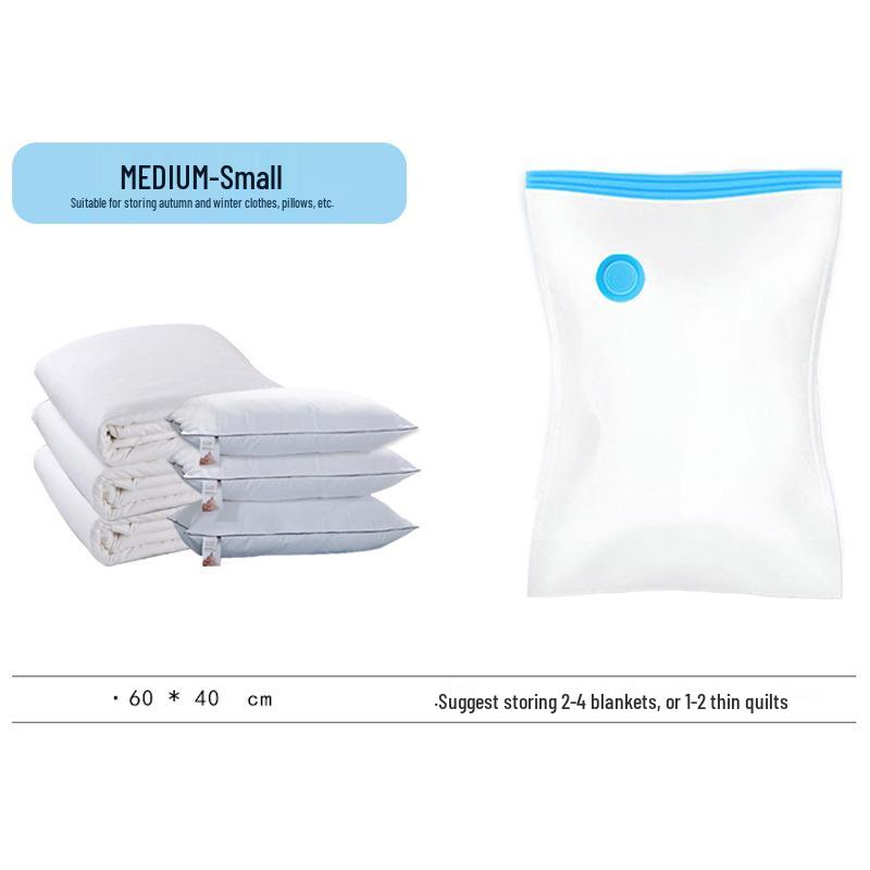 Vacuum Compression Bag for Quilts, Clothes, and Down Jackets - Space-Saving Travel Solution