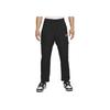 Nike Solid Color Letter Print Straight Casual Pants Men Bottoms Black DX0614-010