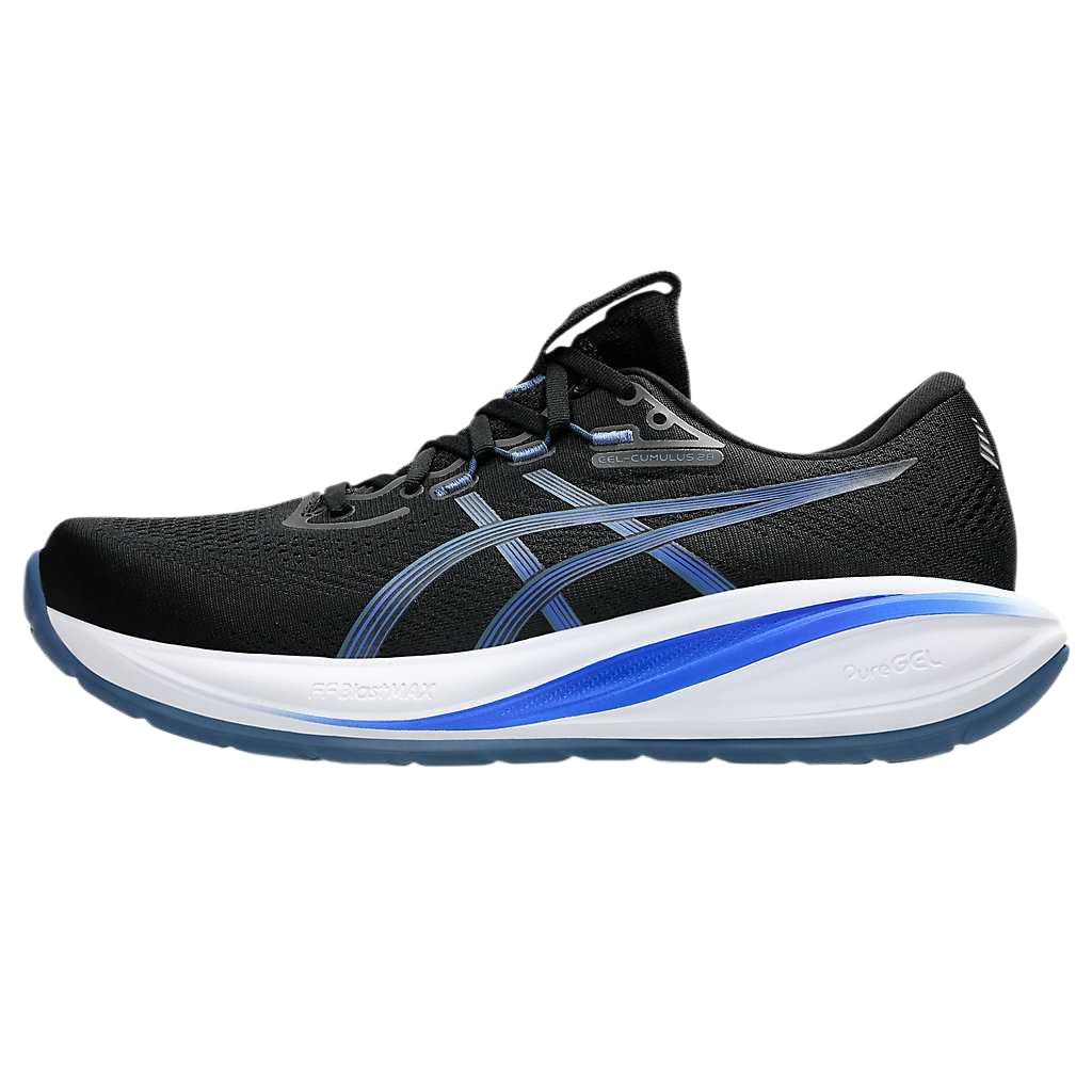 ASICS GEL CUMULUS 28 Running Shoes Men s Low Top Black/Fluorescent Blu 39