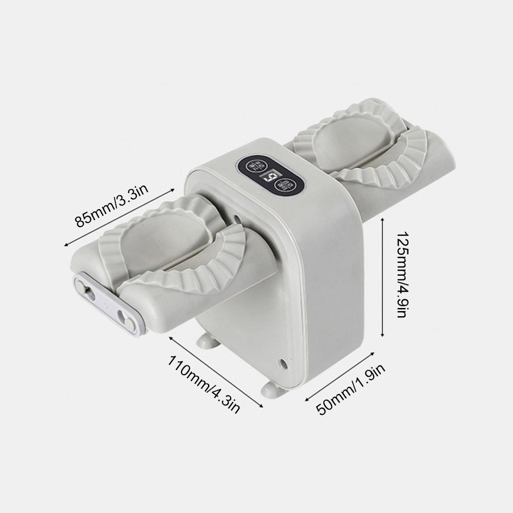 DIY Automatic Dumpling Machine Double Head Press Mold Dumpling Maker Machine Pressing Dumpling Skin Wrapper Mould Kitchen Gadget