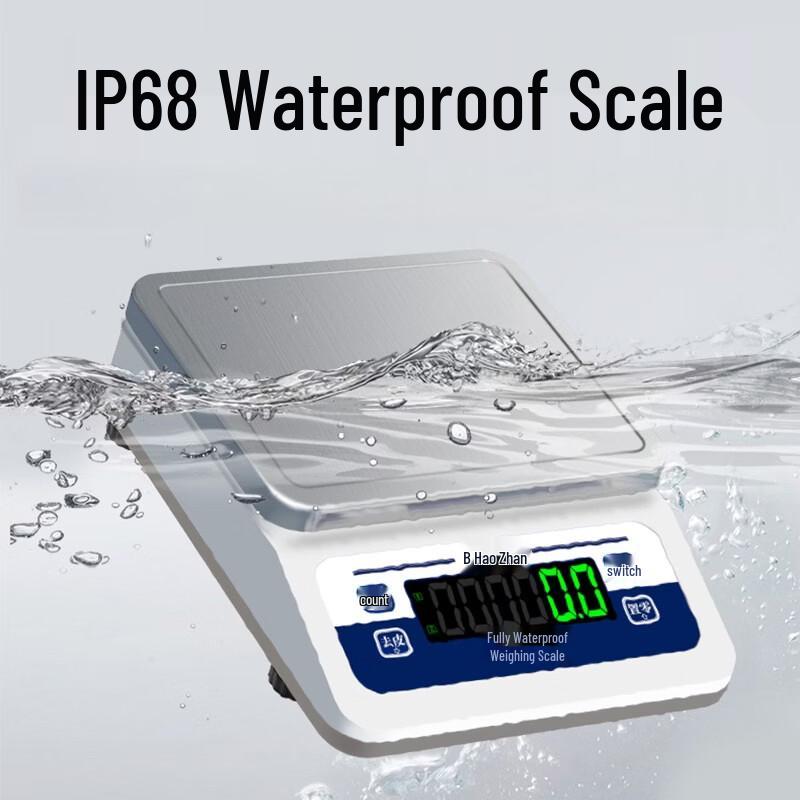 Haozhan IP68 Waterproof Stainless Steel Food Scale (CN version)