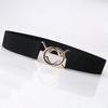 Simple Elastic Waist Seal Women's Dress Slim-fitting Belt Ring Buckle Waist Seal