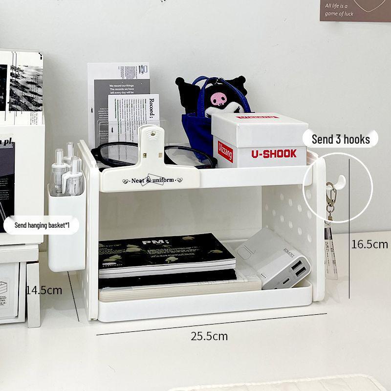 

Минималистичный органайзер-перфопанель: Настольный держатель для ручек, крючки и полки для демонстрации студенческих канцелярских принадлежностей.