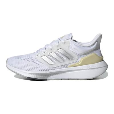 EQ21 Run Bianco Beige Sabbia Metallizzato Scarpe da Ginnastica da Donna Bianco Nuvola Argento Opaco GZ0591