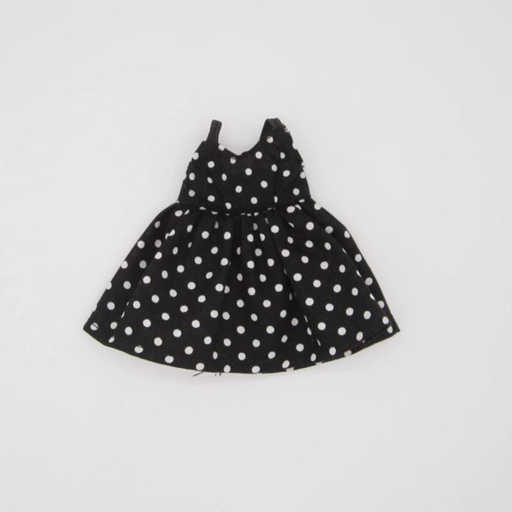 Cute Princess V-neck Dress Mini Dolls Skirt for azone ob22/24/27 Dolls For blythe Dolls