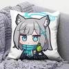 Anime Chibi Blue Archive Cute  Home Sofa Cushion Covers and Aecorative Custom Pillow Covers