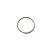 10Pcs/Pack Useful Clasps Pocket Keychain Chain Loop Stainless Steel Split Key Ring