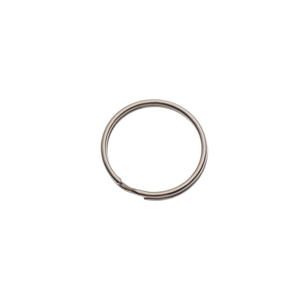 10Pcs/Pack Useful Clasps Pocket Keychain Chain Loop Stainless Steel Split Key Ring