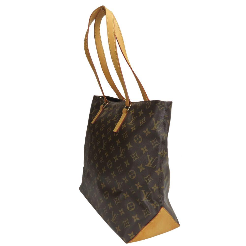 Used LOUIS VUITTON Tote Bag Cavamezo M51151 Monogram/Nume leather Brown Everyday use