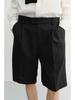 Deonseuteupomaen Pleated Bermuda Shorts_Udpa6B322_Black