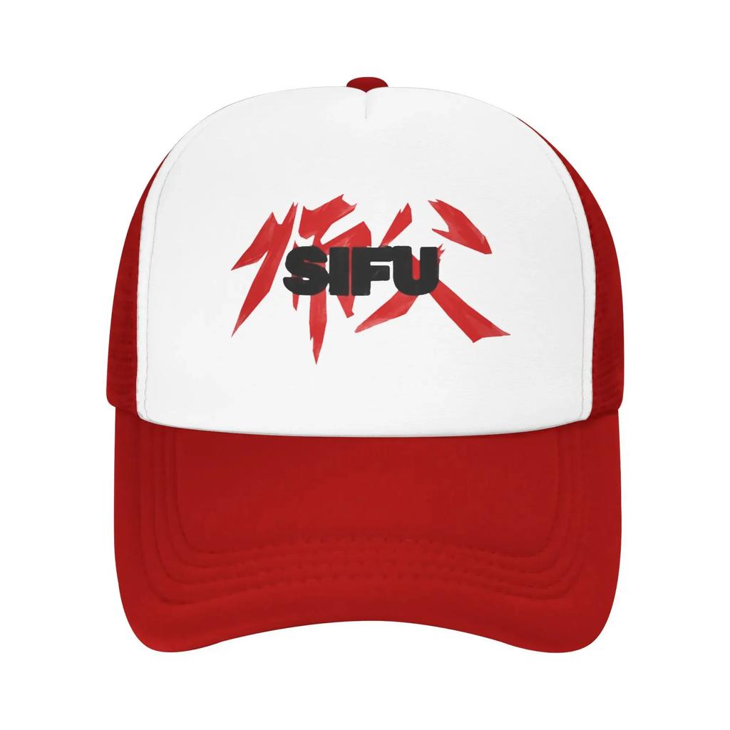 Rojo Chino Si Fu Kong Fu Ving Wing Tsun Fiesta en la Piscina Malla Gorras de Béisbol Hombres Camping Sombrero de Cubo de Playa Femenino Gorra de Visera
