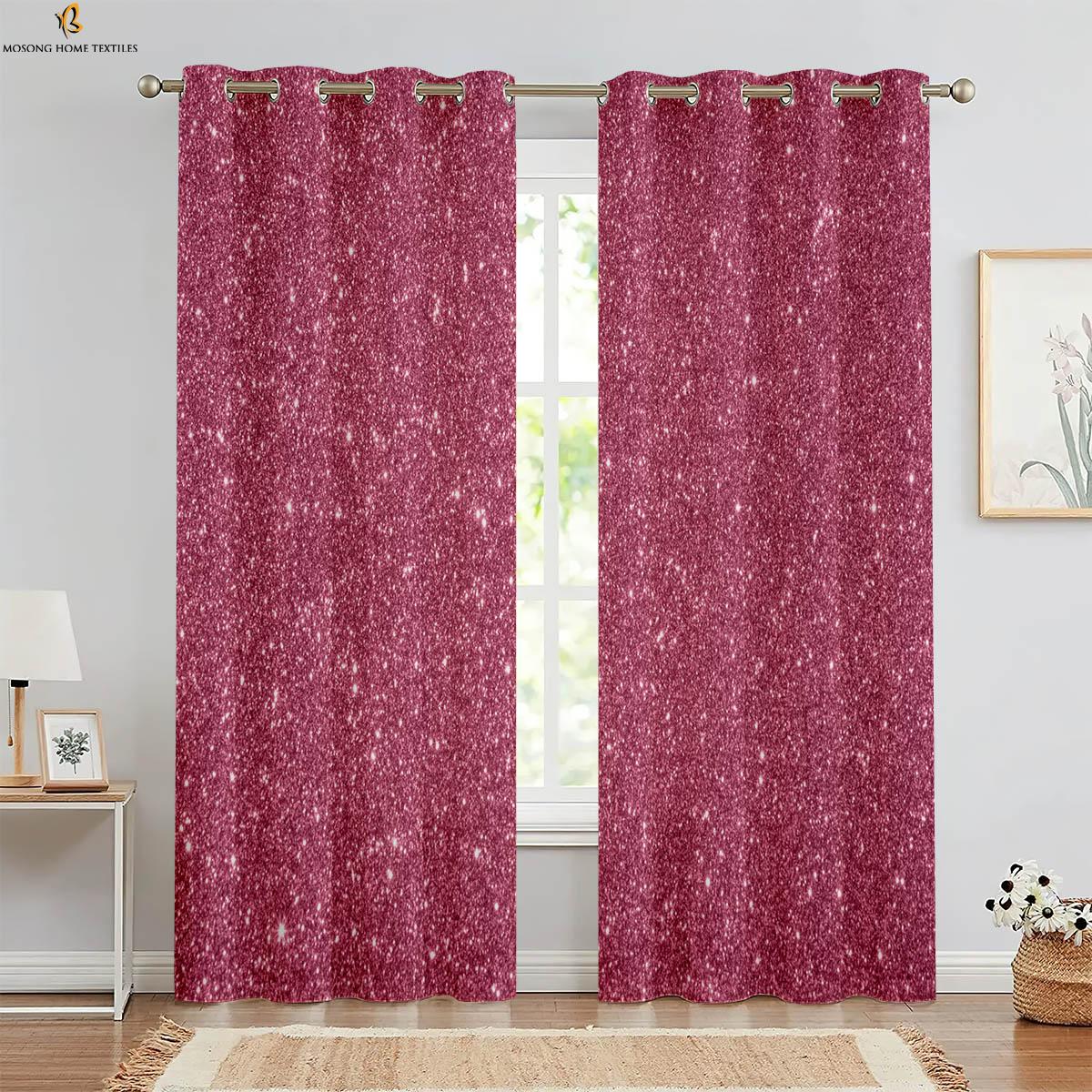 

Красочные шторы с радужным принтом, блестящие, современные, минималистичные, для спальни, гостиной, кухни, декоративные шторы с карманами, 2 шт. W50xH130(CM)x2PCS&Rod pocket