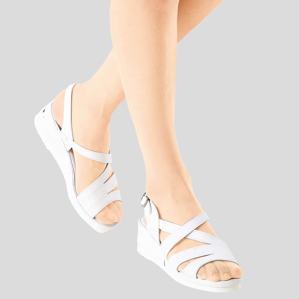 Nurse Sandals for High Stretch Shock Made In Black [Anfamie] Insteps, Air, Rubber, Absorption, Japan, Women's, Nursing, 24.0-24.5cm, 2E,