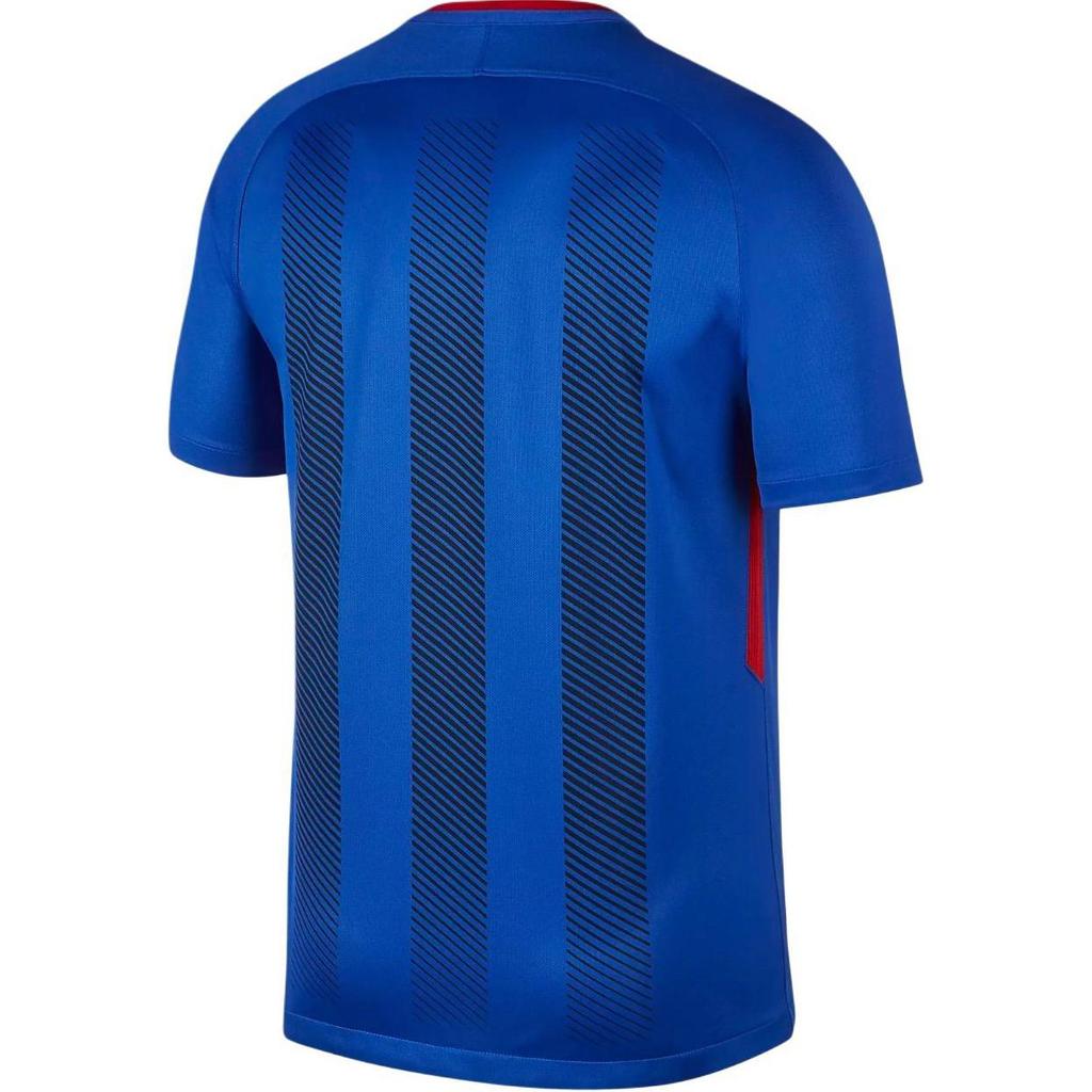 Nike Chinese Super League Shanghai Shenhua Home Fan Version V-Neck Pullover Raglan Short Sleeve Football Jersey Unisex Jersey Blue BQ2970-474