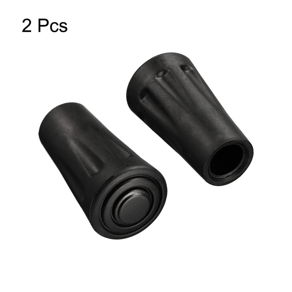 PATIKIL 2pcs Trekking Pole Tip Mountaineering Ski Cane Replacement Cap
