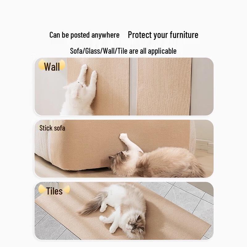 A Chai and Cat Anti-Scratch Wall & Sofa Protector