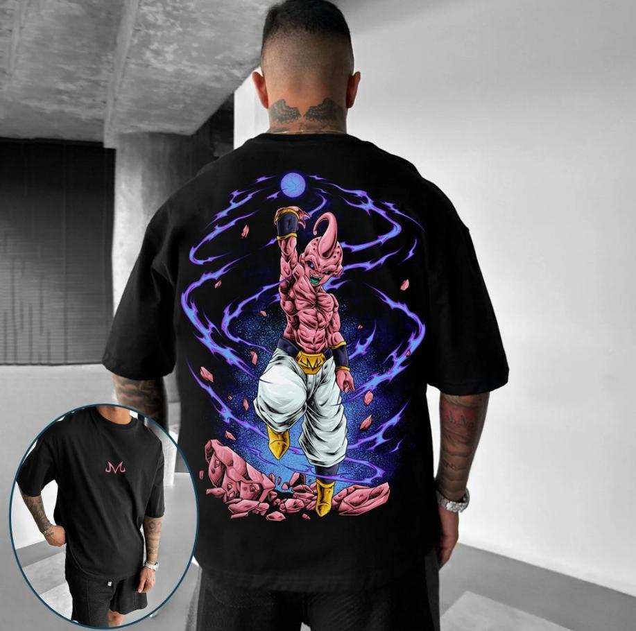 

2025 Футболка с коротким рукавом с анимацией Супер Сайяна из Dragon Ball для мужчин и женщин, летняя, совместная, периферийная, ретро-топы, тренд S