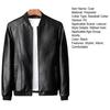 Men's Winter Baseball Jacket Stylish Warm Comfortable Autumn Male Solid Color Outerwear for Cold Weather