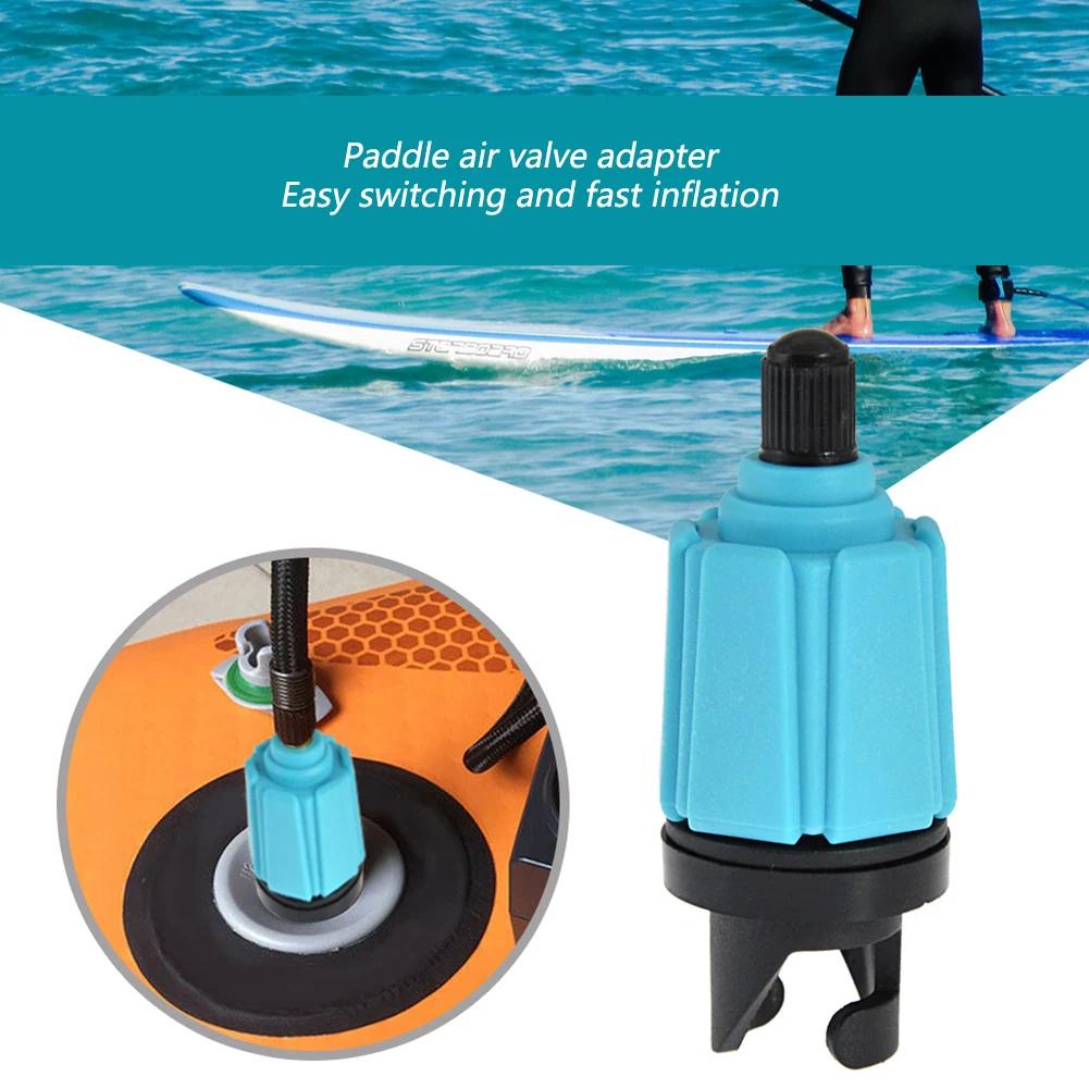 Adaptador de Válvula de Ar para Prancha de SUP Barco a Remo Inflável Caiaque Adaptador de Válvula de Ar Conversor para Compressor de Pneus com Bico