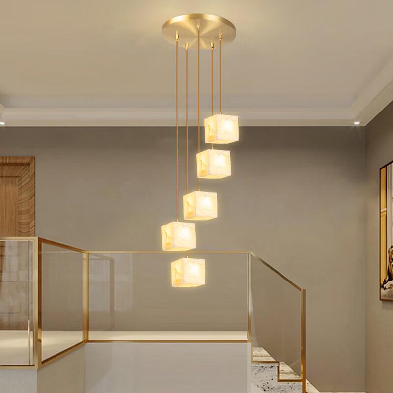 Китайская лестничная люстра Mei Sai Lin