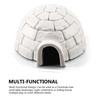 Small Igloo Model The Office Decor Simulated House Ornament Photo Christmas Tree for Bedroom Plastic Farm Figurines