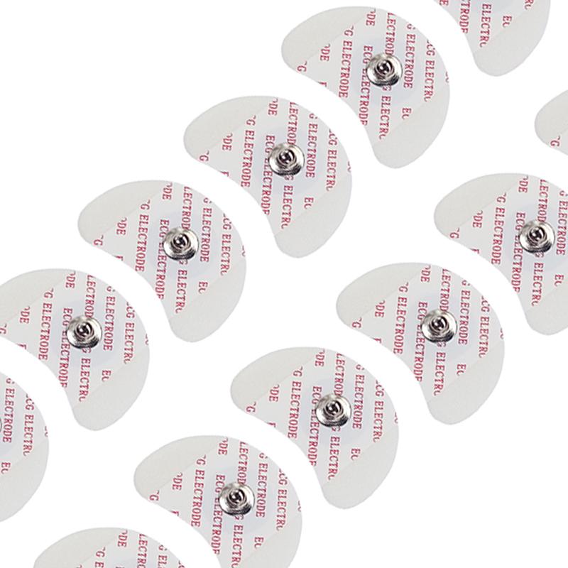 50Pcs Each Bag 2439 White Foam Disposable Ecg Electrode Pads Medical Patch Ecg Ekg Accessories For Pediatric Patient Size