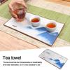 Čínská malovaná super absorpční utěrka na nádobí utěrka na čištění čaje utěrka na čaj čajový ubrousek ručník podložky na stůl