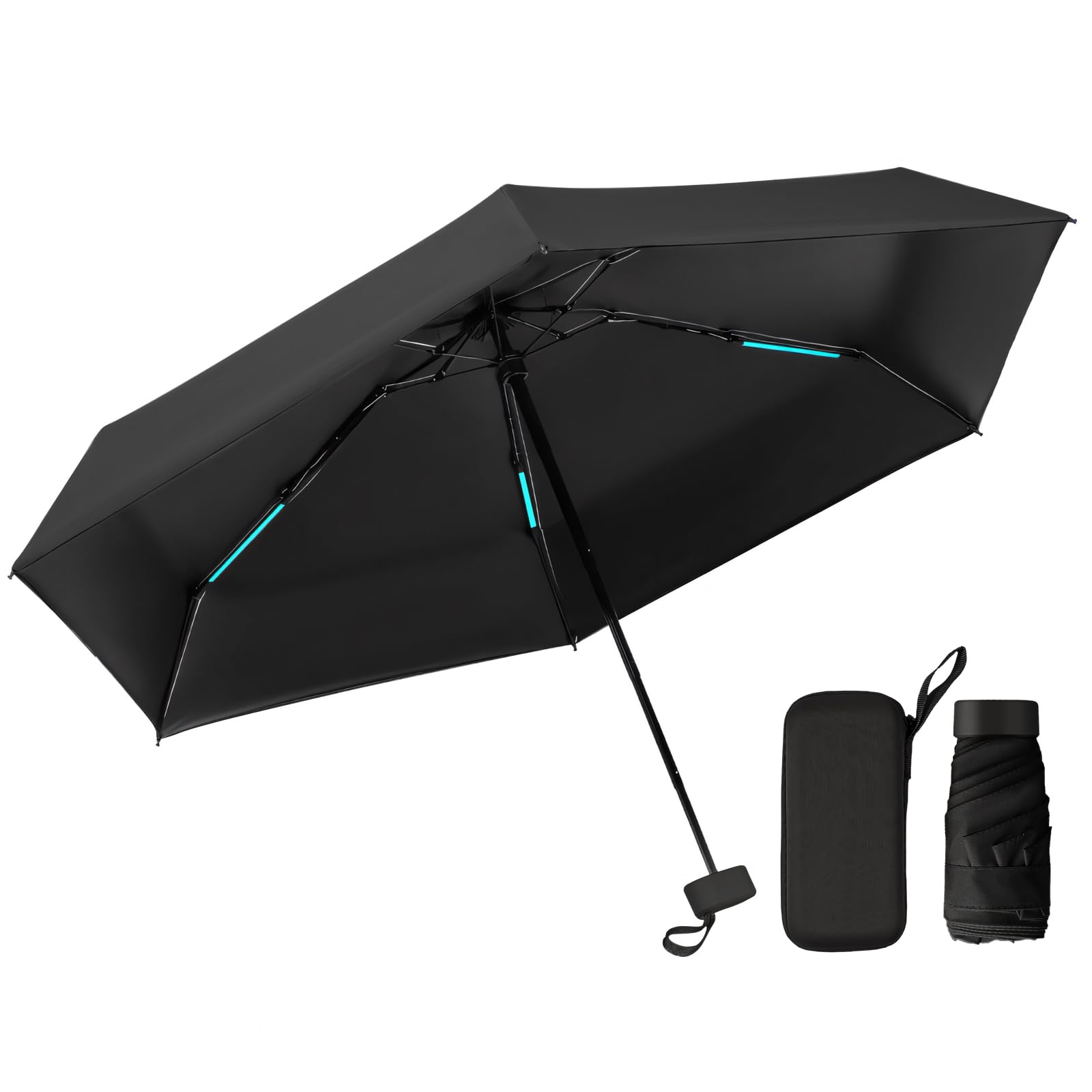 

GOSO Folding Lightweight Masterpiece 365 Umbrella 215g Ladies Folding UV For Sunny and Rainy Pocket Folding Strong Wind Heat Sunburn Heat Stroke UV