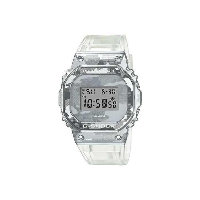 

CASIO G Shock GM5600SCM 1 GM-5600SCM-1 Clear/Silver Band